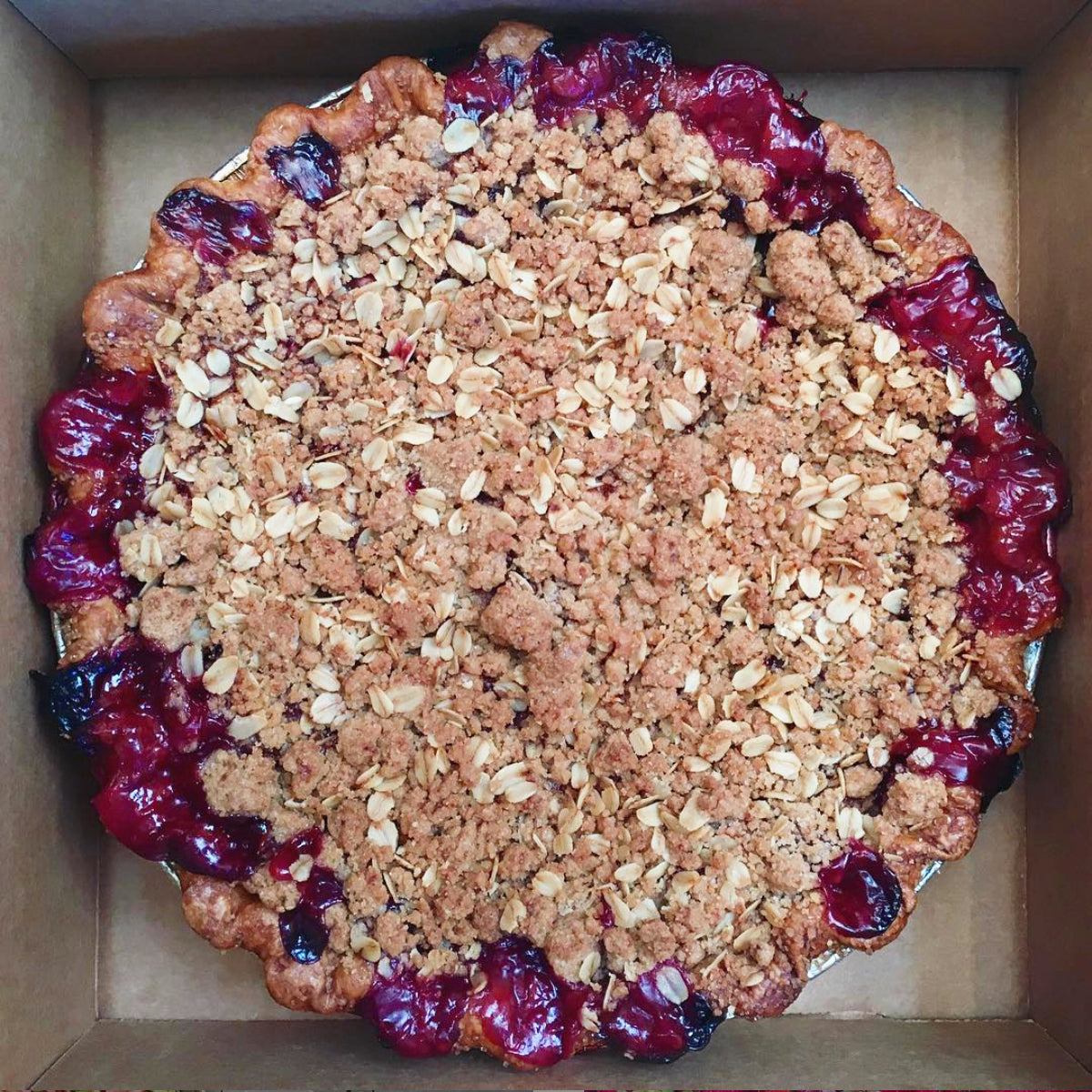 6" Gluten-Free Strawberry Rhubarb Crumble (Pre-Order Only)