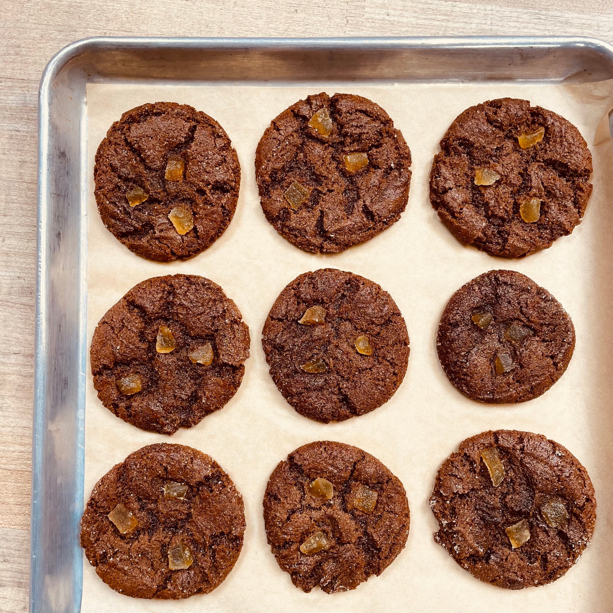 Ginger Molasses Cookies (One Dozen)