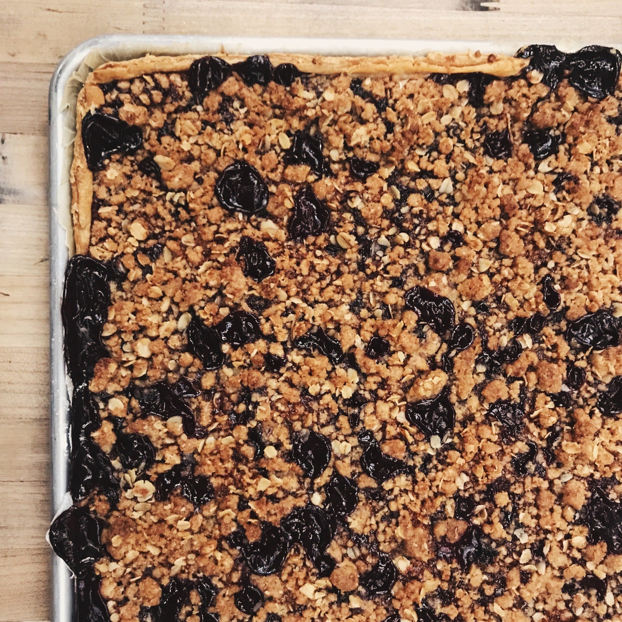 Blueberry Crumble Slab Pie - (48 Hour Pre-Order)