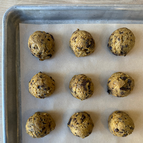 'You-Bake' Pumpkin Chocolate Chip Cookie Dough (Half Dozen)