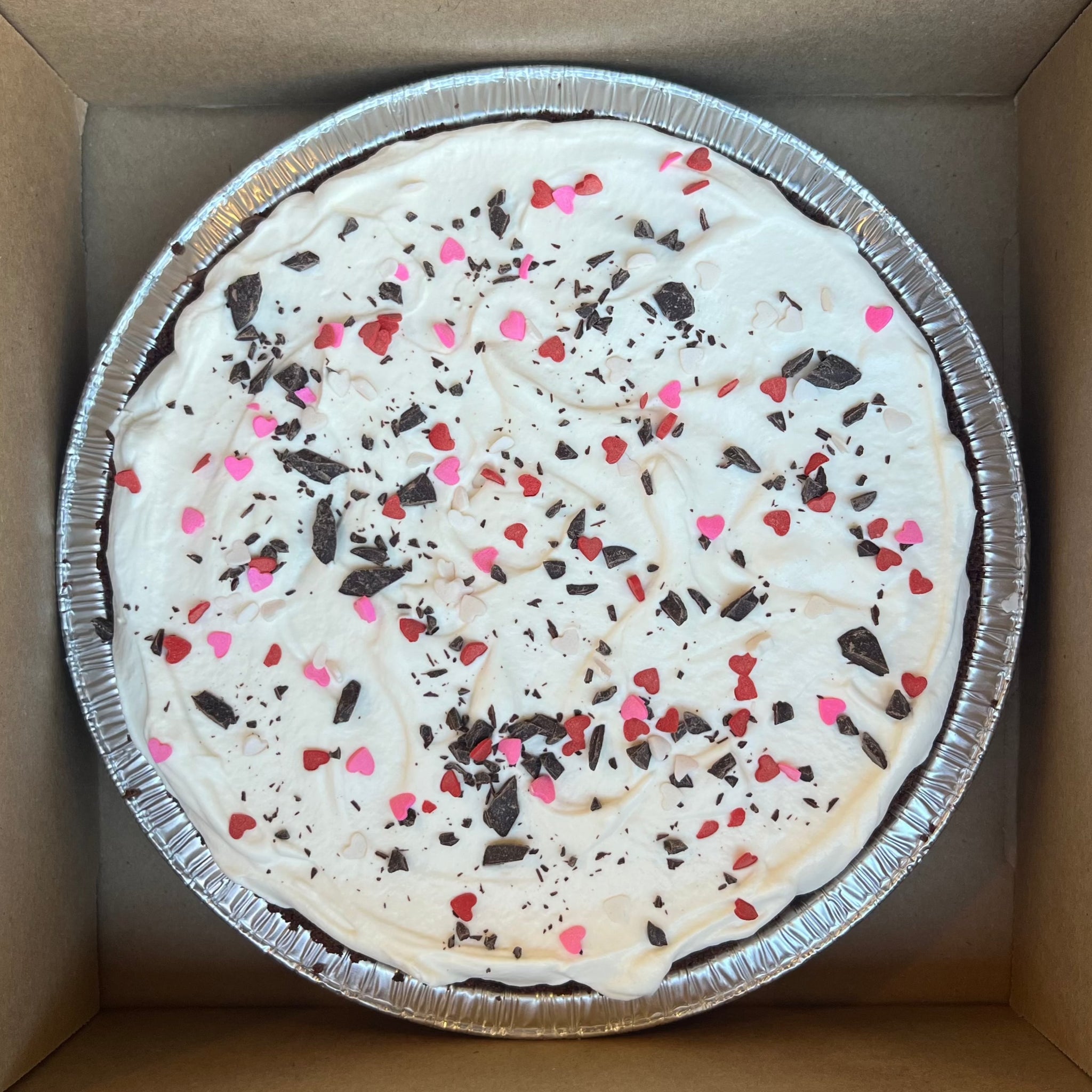 Chocolate Cream Pie in a Chocolate Graham Crust (GF) for Valentine's Day! - Available 2/11-2/23!