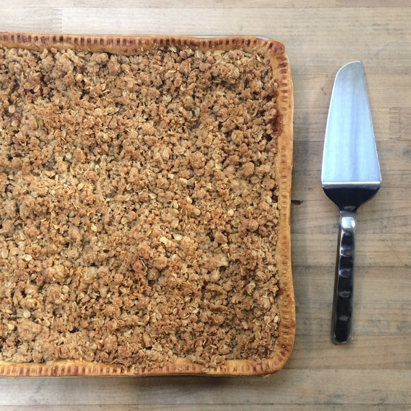 Mini Apple Crumble Slab Pie