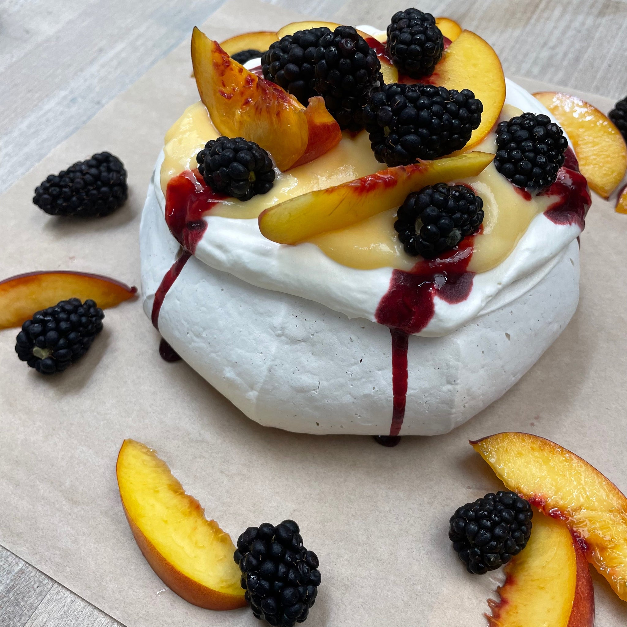 Seasonal Pavlova - Available Thursday, 8/13 - Sunday, 8/16!