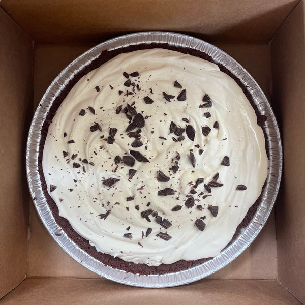 Banana Cream Pie in a Chocolate Graham Crust (GF) - Available 5/7-5/20!