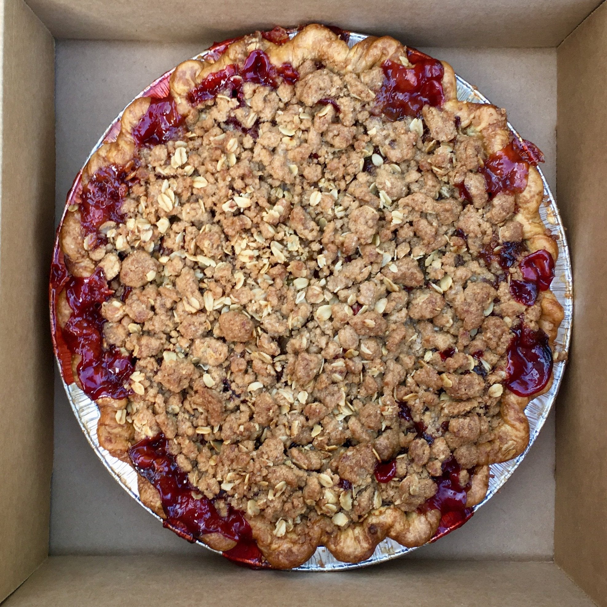 6" Strawberry Rhubarb Crumble (pre-order only)